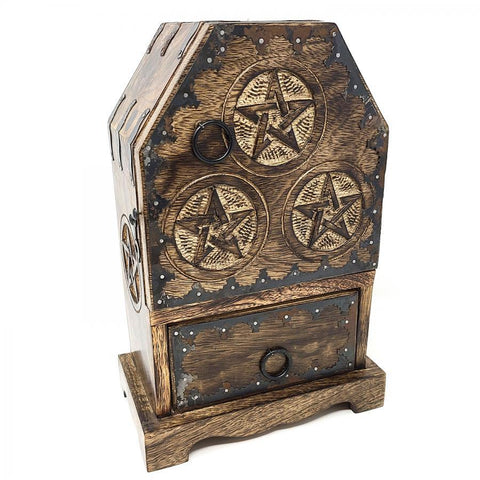 Pentagram Wooden Cupboard