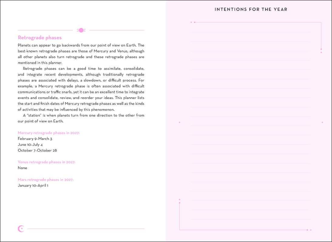 2027 Astrology Planner Calendar - Northern Hemisphere by Patsy  Bennett
