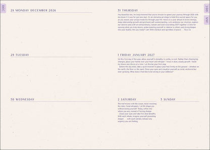 2027 Moon Goddess Planner Calendar - Northern Hemisphere by Nicci  Garaicoa