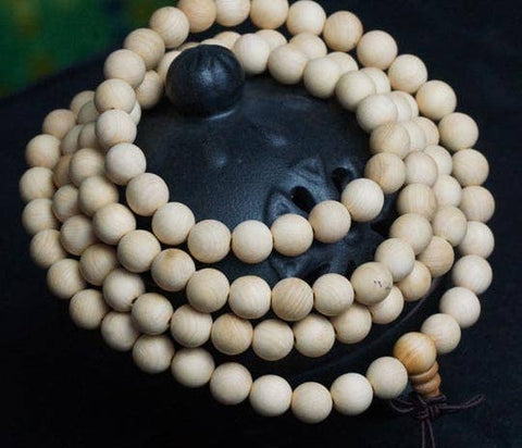 Cypress Wood Zen 108 Bead Mala