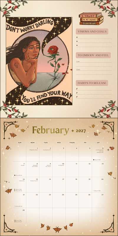 2027 Manifest Your Dreams Wall Calendar by Alexis  Rakun