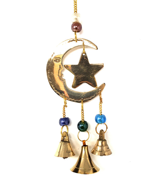 Star and Moon Windchime