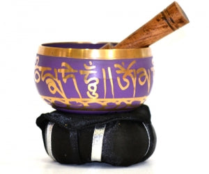 Violet Singing Bowl 3"D
