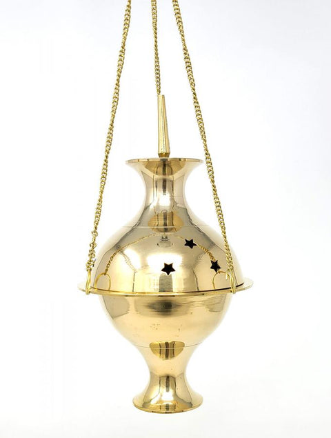 Brass Hanging Censer Burner 6"H