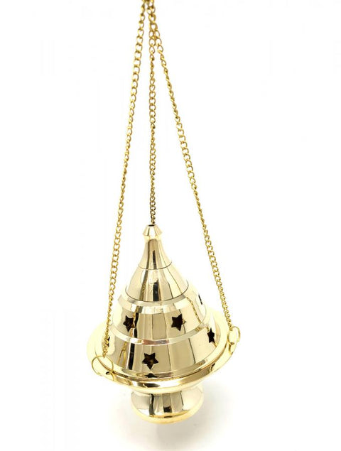 Brass Hanging Burner 5"H