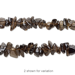 Smokey Quartz Chip Beads
