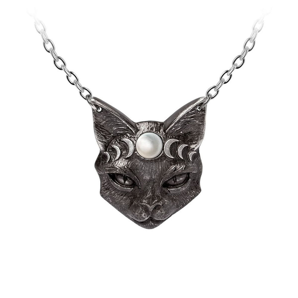 Mystic Moon Cat Pendant