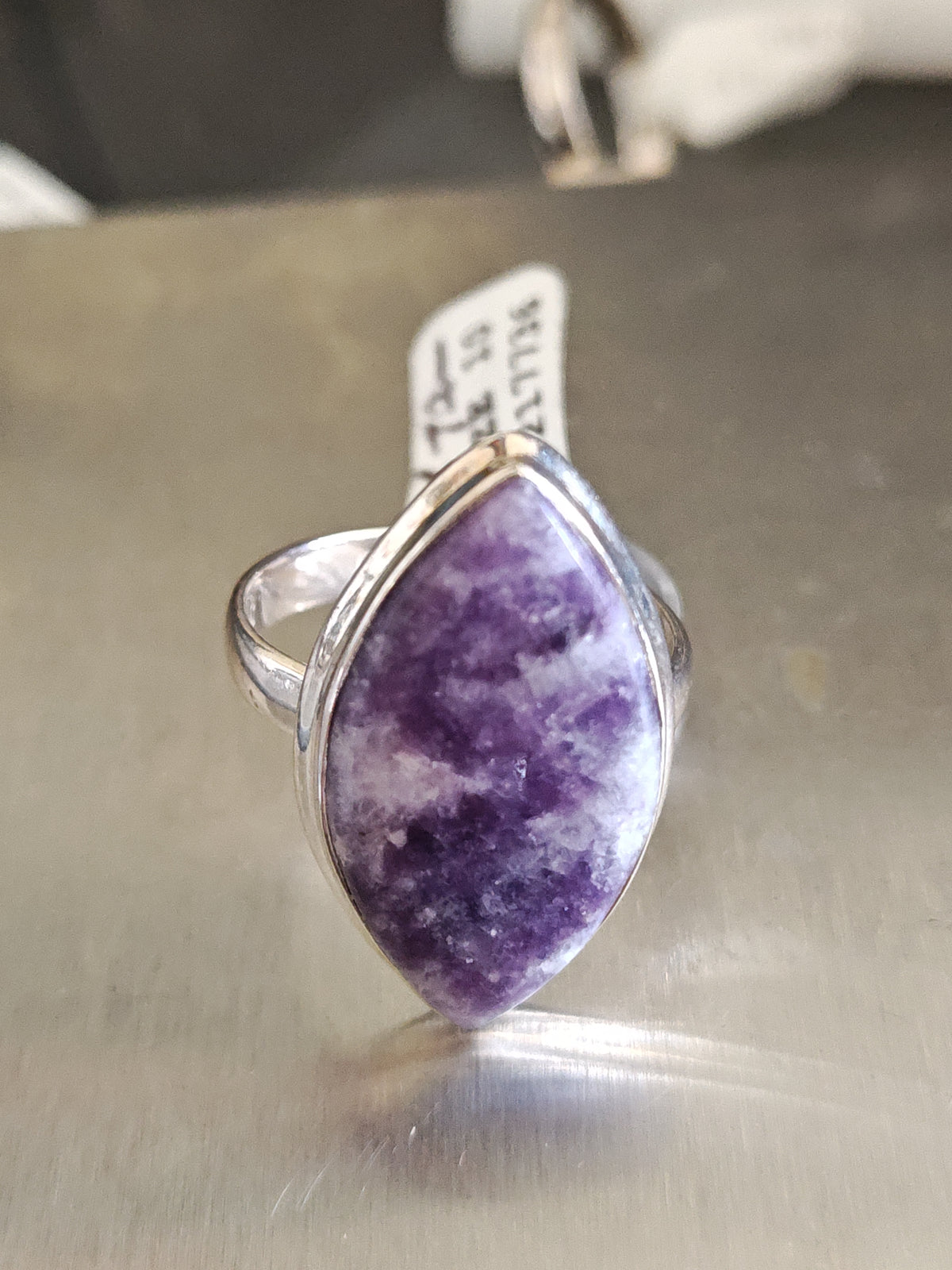 Lepidolite Ring