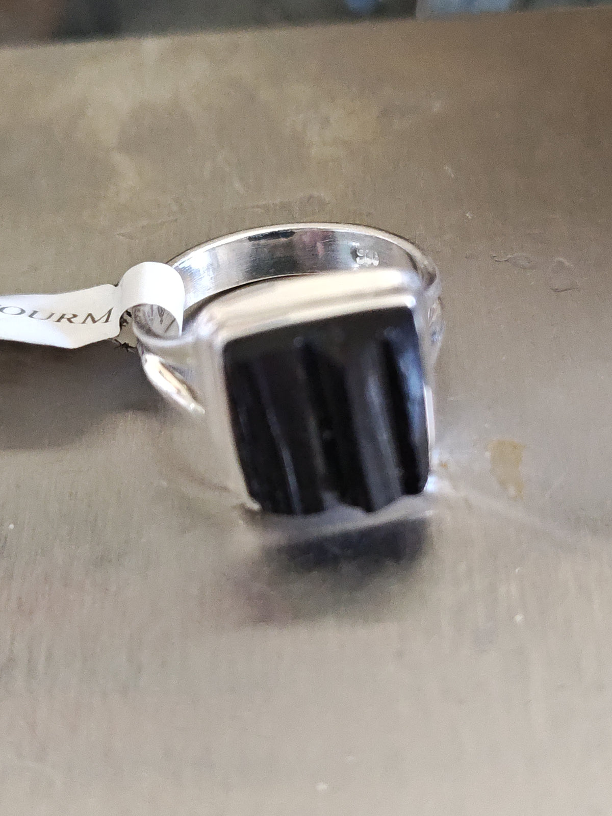 Black Tourmaline Ring
