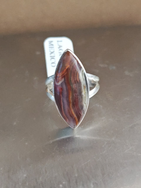 Laguna Lace Agate Ring