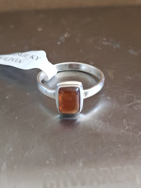 Orange Kyanite Ring