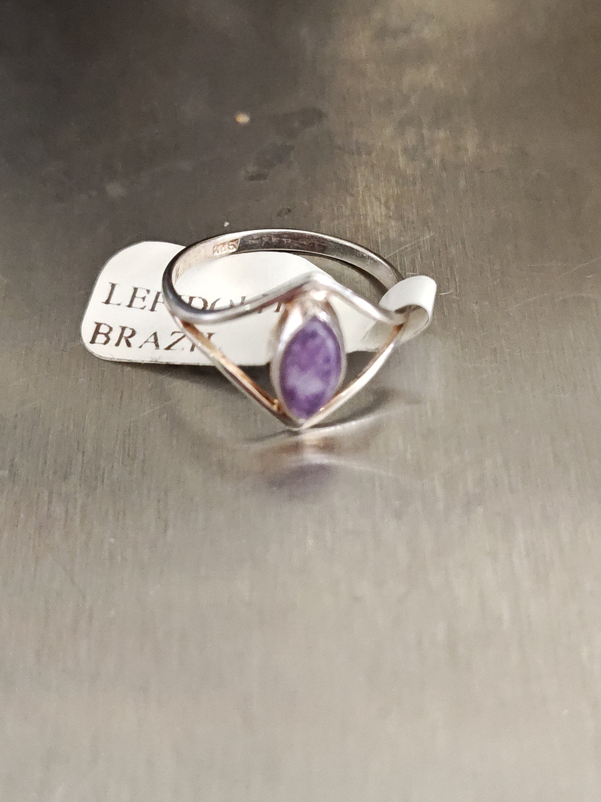 Lepidolite Ring