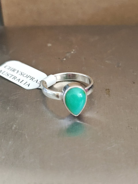 Chrysoprase Ring