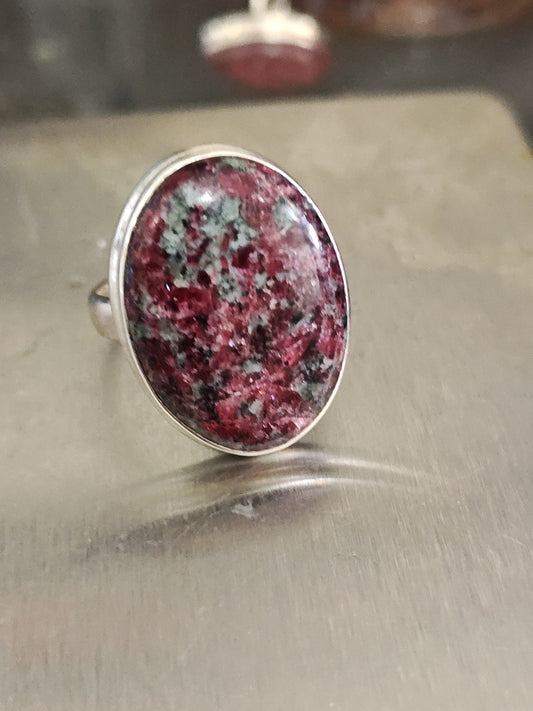 Eudialyte Ring