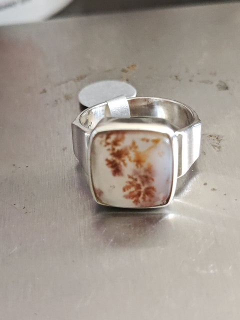 Dendritic Agate Ring