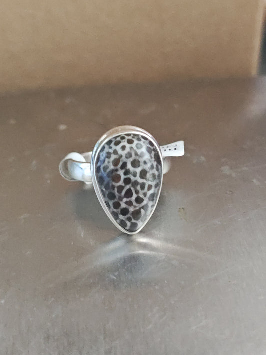 Black Coral Ring
