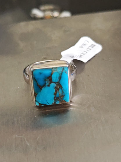 Copper Turquoise Ring