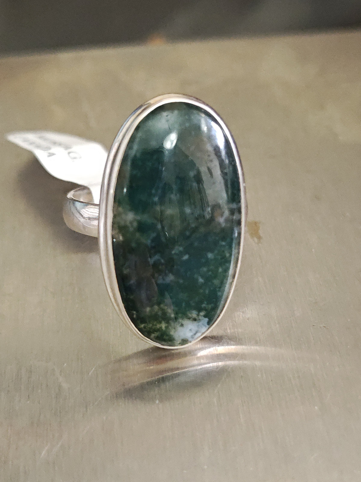 Moss Agate Ring