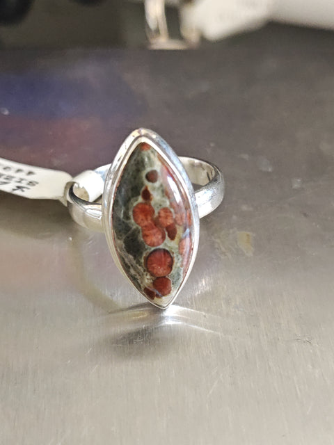 Peanut Obsidian Ring