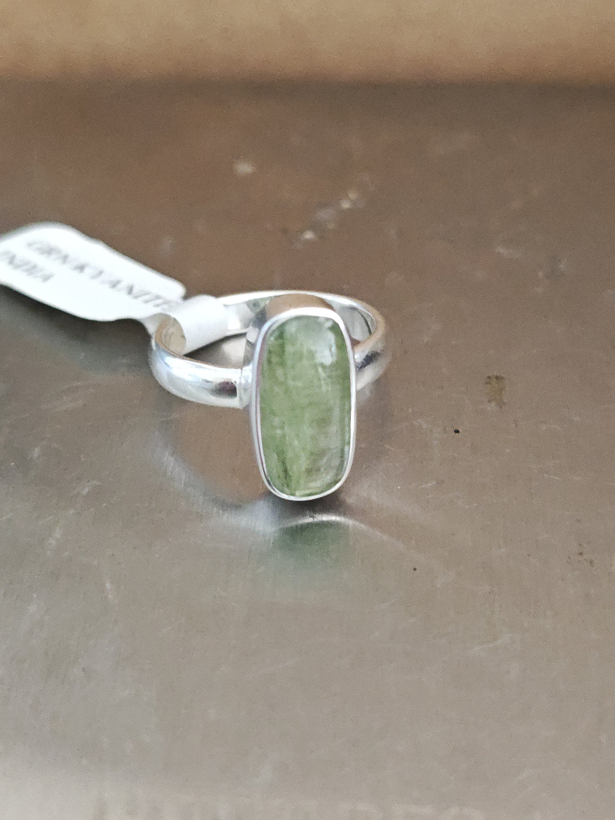 Green Kyanite Ring