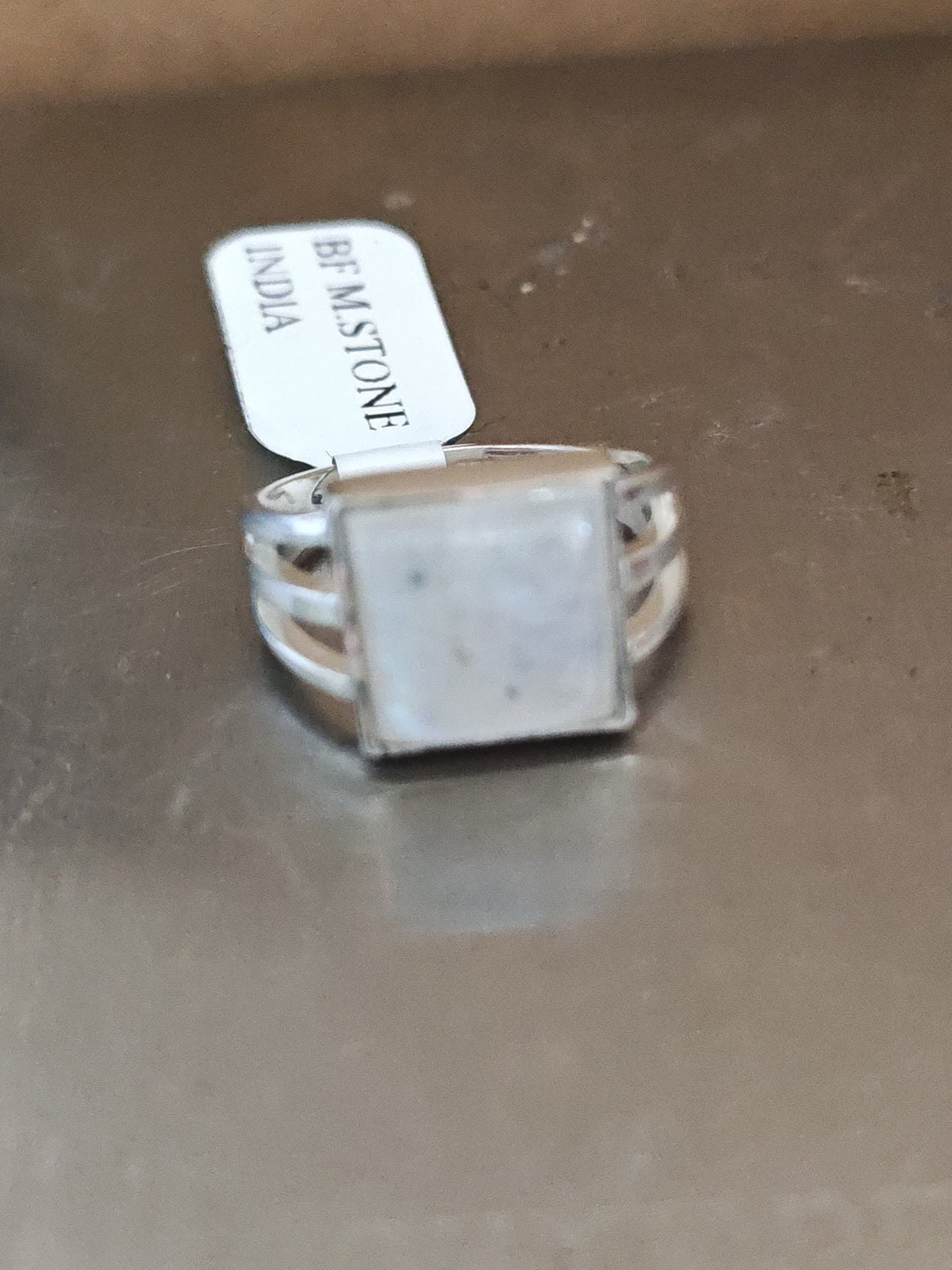 Blue Fire Moonstone Ring