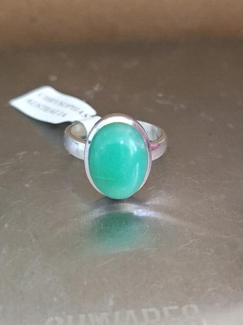 Chrysoprase Ring