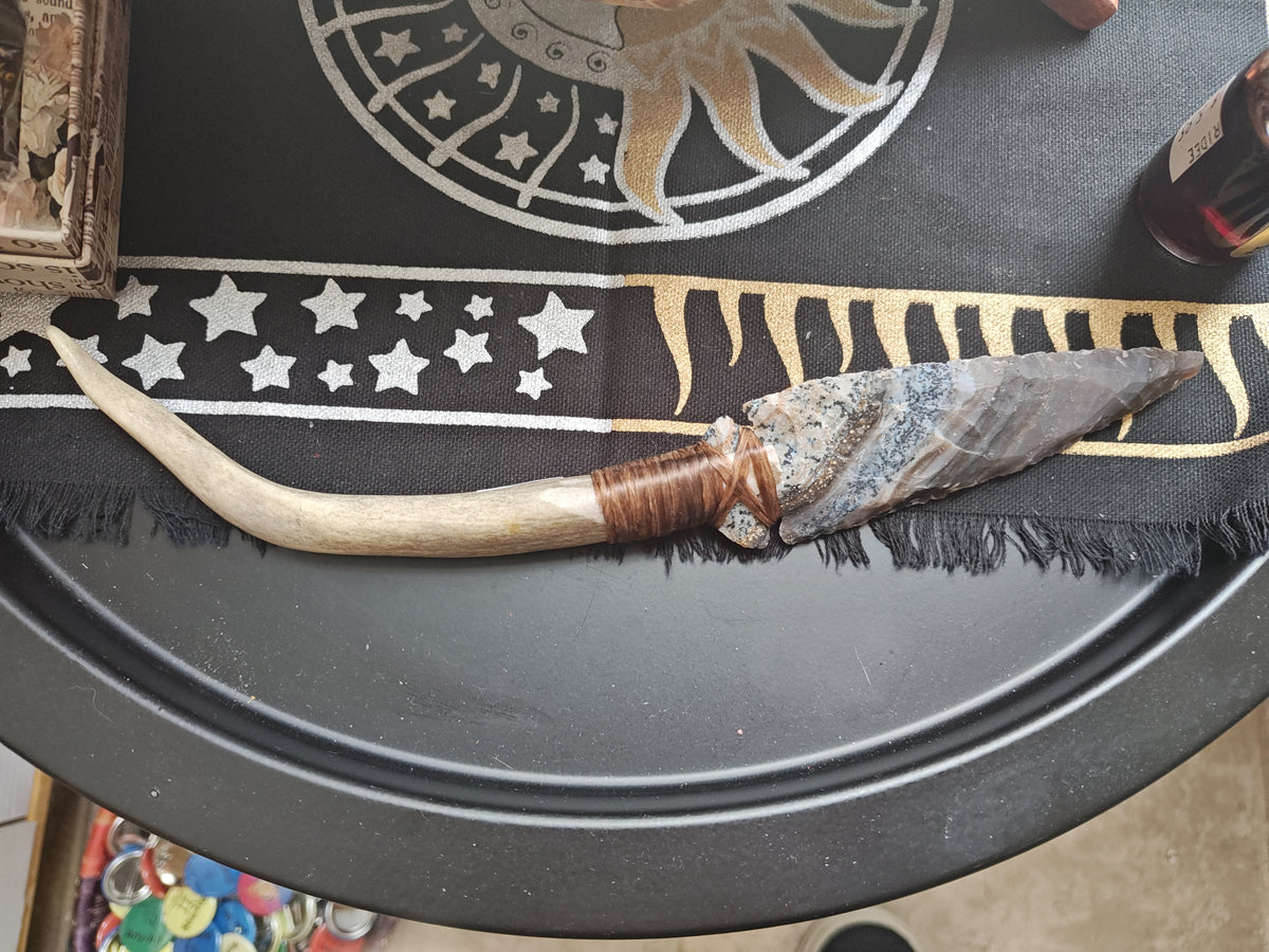 Agate and Antler Knives