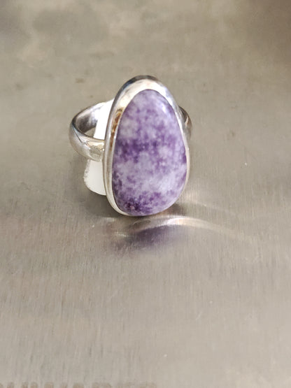 Lepidolite Ring