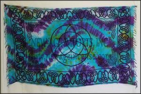 Triquetra Tie Die Altar Cloth