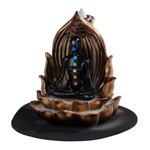 Chakra Yoga Backflow incense burner