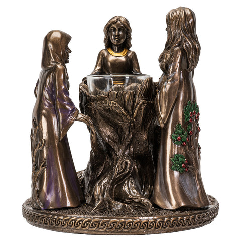 Maiden, Mother, Crone Candleholder