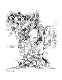 Shadowscapes Coloring Book