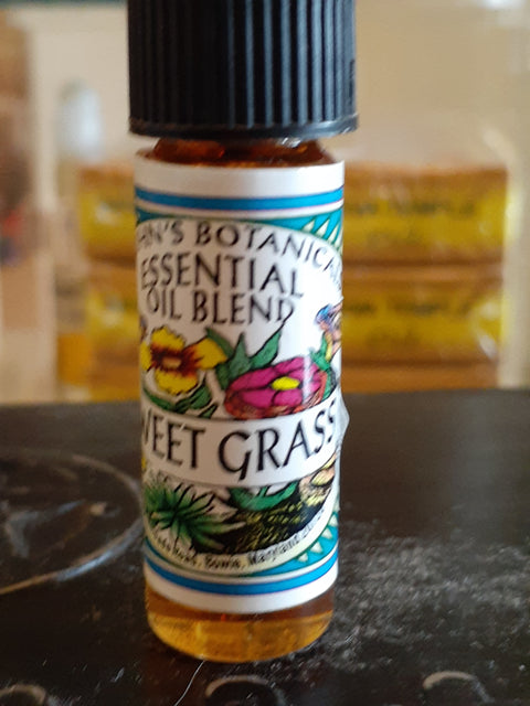 Sweet grass essential oil blend