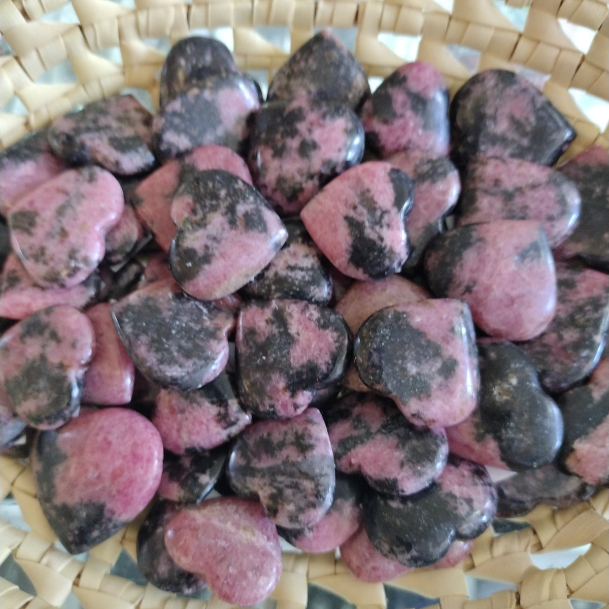 Rhodonite Hearts