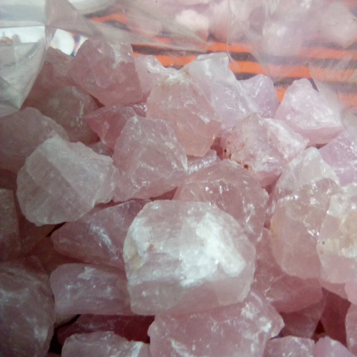 Rose Quartz (rough) medium
