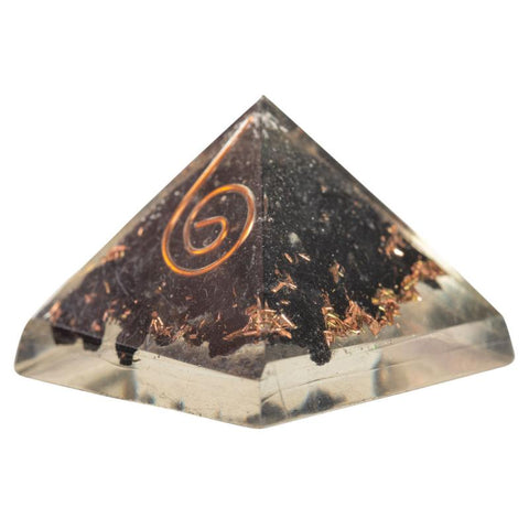 Mini Orgone Black Obsidian Pyramid