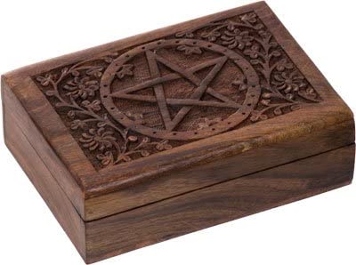 Pentagram Carved Box