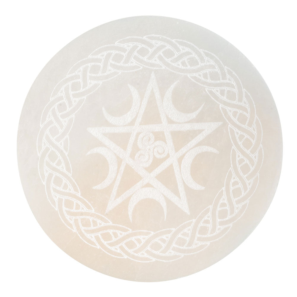 Pentacle With Moons Charging Plate