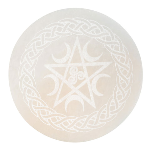 Pentacle With Moons Charging Plate