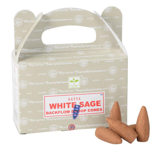 White Sage Backflow Cones