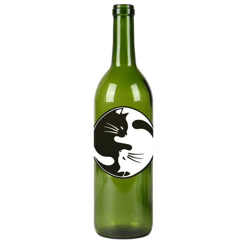 Yin/Yang Cats Smokin' Bottle