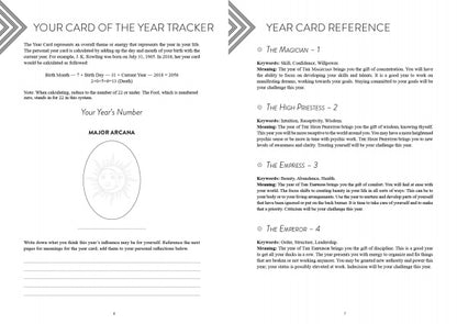 Tarot Tracker: A Year-Long Journey