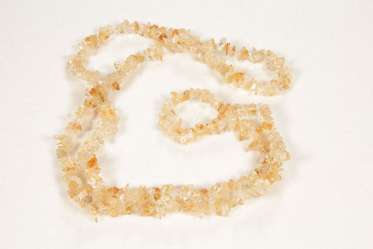 Citrine Plain Chip Beads