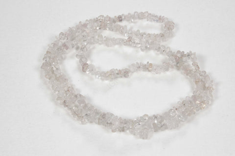 Quartz Crystal Plain Chip Beads