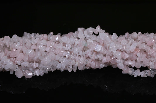 Rose Quartz Chip Beads