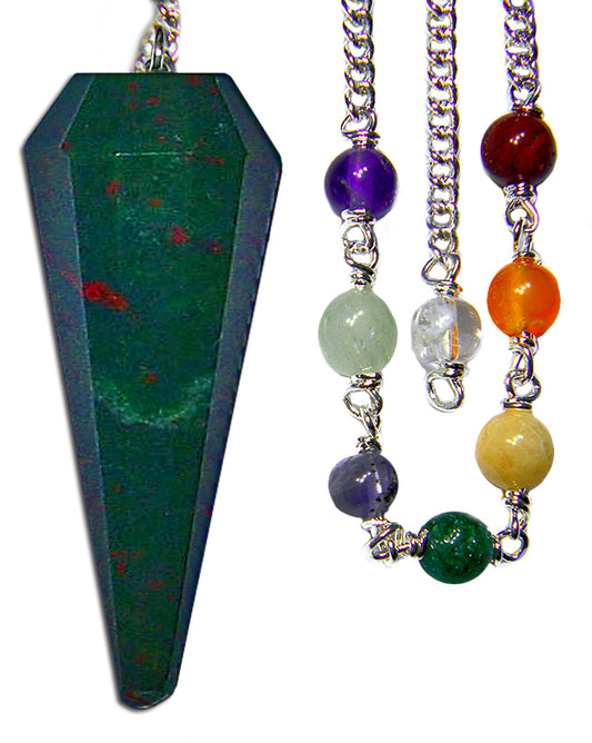 Bloodstone Chakra Pendulum