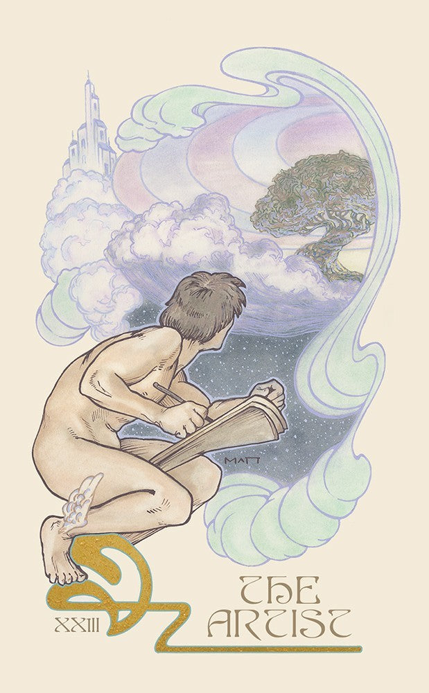 Ethereal Visions: Illuminated Tarot