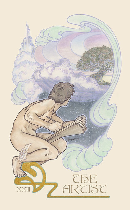 Ethereal Visions: Illuminated Tarot