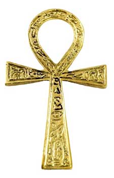 Ankh brass 2 3/8" x 4"