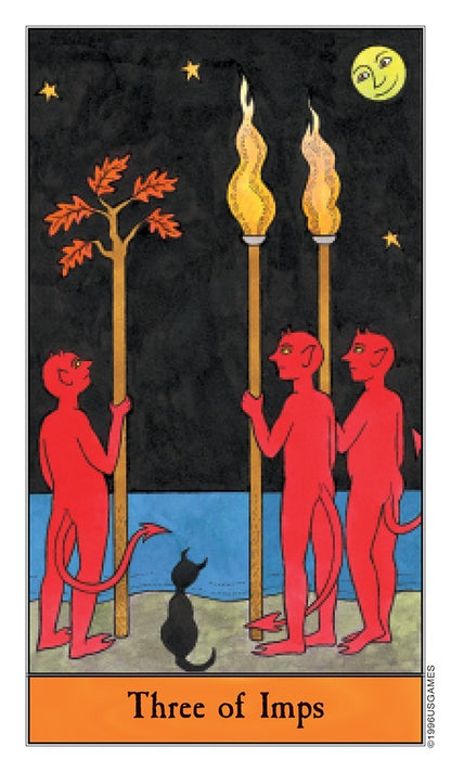 Halloween Tarot in a tin